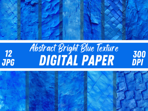 Abstract Bright Blue Crafted Backgrounds: A Designer's Digital Asset