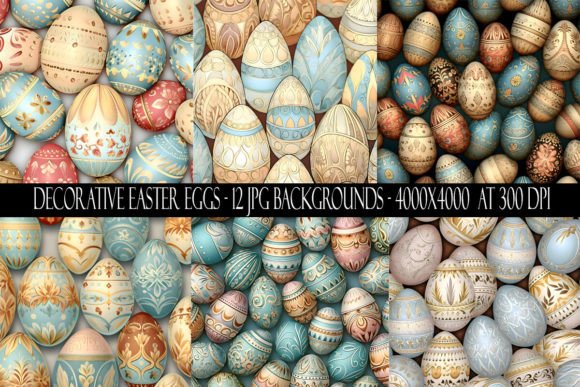Decorative Easter Egg Backgrounds: A Designer's Resource