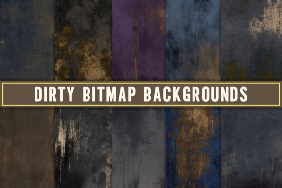 Dirty Bitmap Backgrounds: Raw Textures for Authentic Design