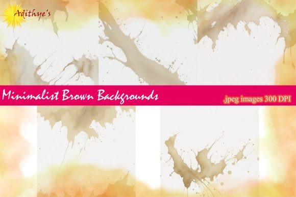 Earthy Elegance: Using Minimalist Brown Backgrounds