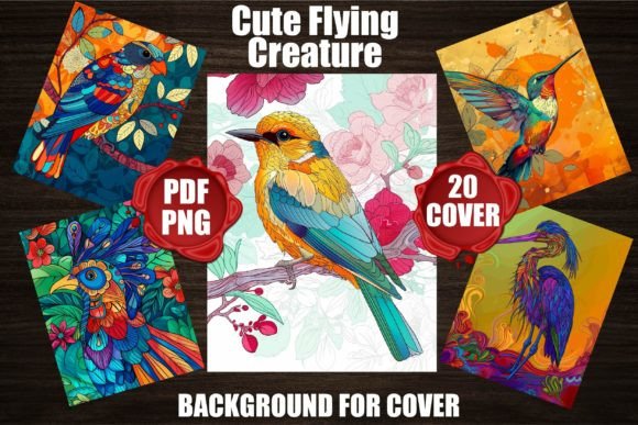 Enchanting Cute Flying Creature Backgrounds for Creatives