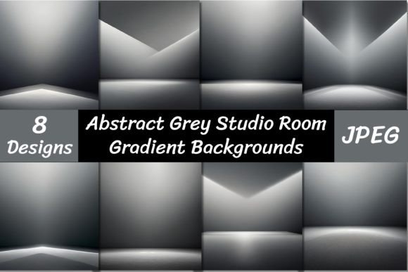 Grey Studio Room Gradient Backgrounds: Elevate Your Visuals