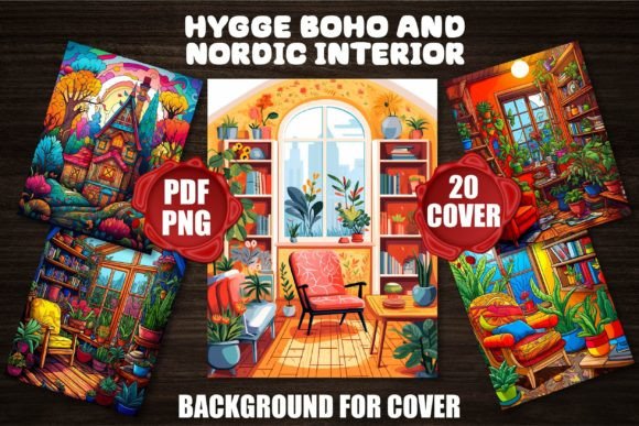 Hygge Boho and Nordic Backgrounds: Elevate Your Designs