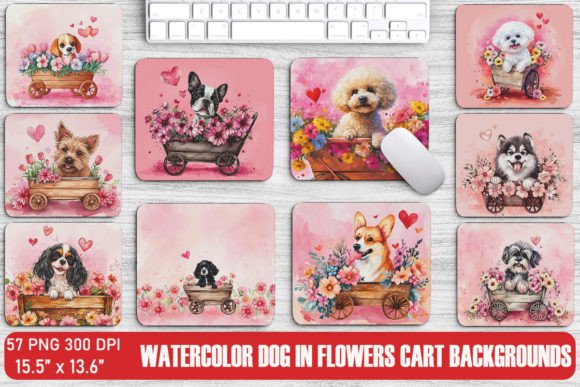 Kawaii Dog in Flowers Cart: A Guide to Whimsical Design