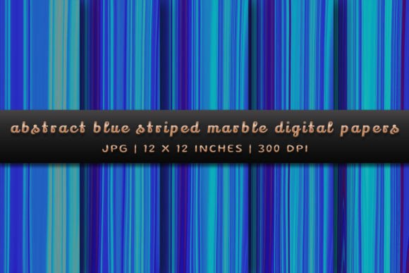 Refine Your Visuals: The Power of Abstract Blue Striped Marble