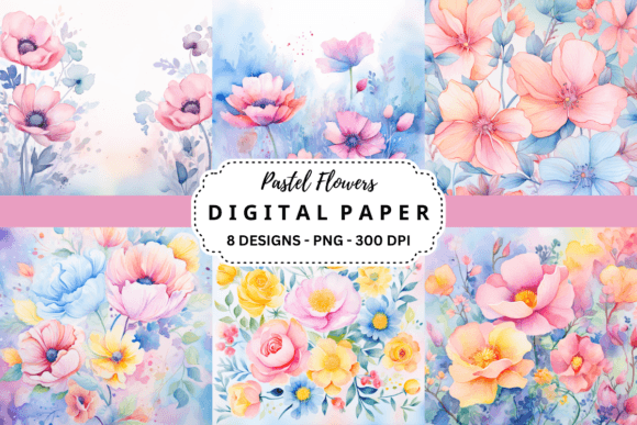 Unlocking Creative Potential with Pastel Flowers Backgrounds