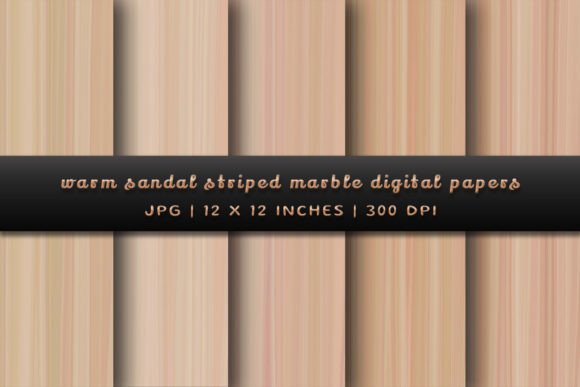 Warm Sandal Striped Marble Backgrounds: Elevate Your Design Projects