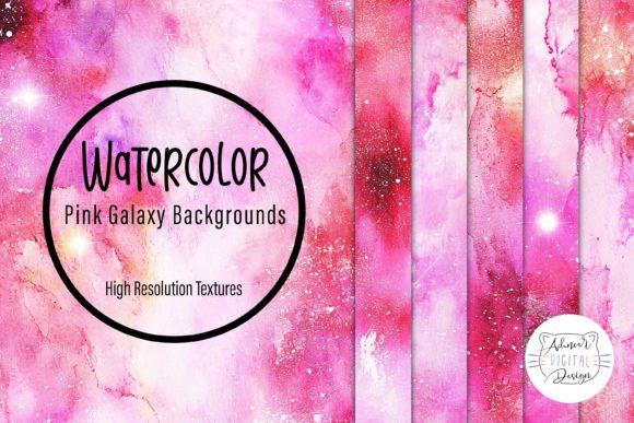 Watercolor Pink Galaxy Backgrounds: A Designer's Guide